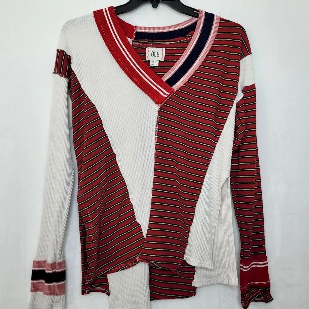 BDG Urban Outfitters Frazer‎ Spliced Slouchy Sweater Size XS